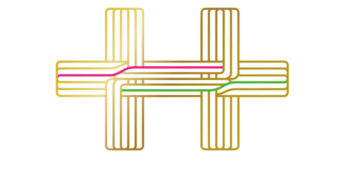 Le logo du Double-Dix 2021 représente un « coucher de soleil doré »