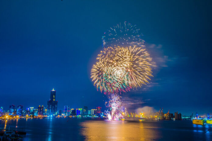 Die Feuerwerkshow am Nationalfeiertag 2021 findet in Kaohsiung statt (Foto: CNA)
