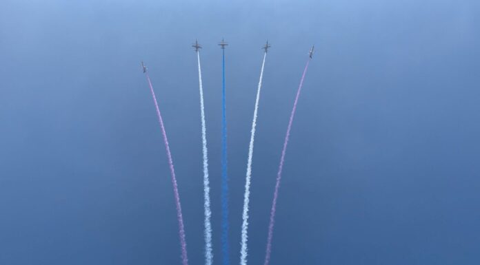 VIDEO: Taiwan’s Air Force, Honor Guard rehearse for National Day parade