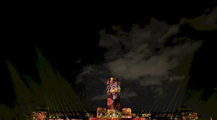 國慶光雕今晚試燈 三大主題搶先曝光