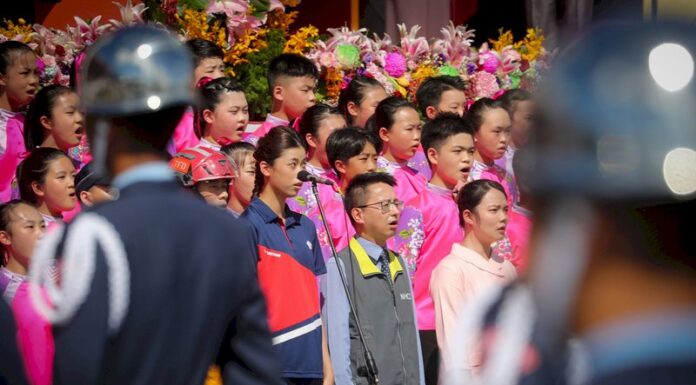 防疫英雄合體東奧國手 110年國慶大會吸睛又熱血