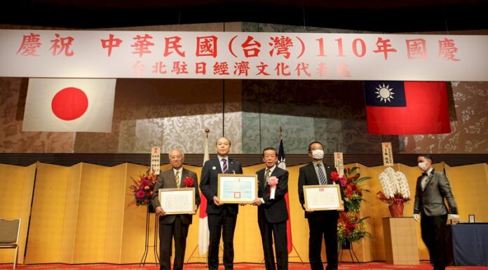 駐日處舉辦國慶活動 謝長廷感謝美日關注台灣