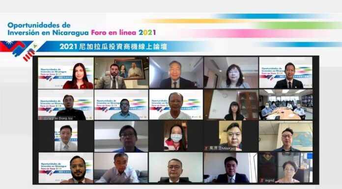 Taiwán y Nicaragua organizan un seminario para la atracción de inversiones