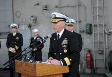 Almirante estadounidense asegura que la comunidad internacional intervendrá en caso de bloqueo chino de Taiwán