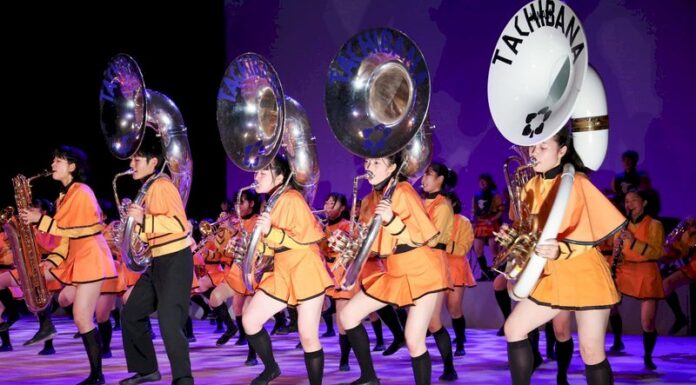 (Double Ten 2022) Marching Band SMA Kyoto Tachibana Meriahkan Perayaan Hari Nasional Taiwan 2022