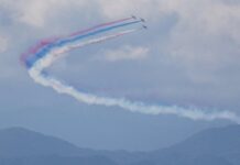 國慶空中預演 勇鷹、F-5薪火傳承