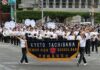 Kyoto Tachibana Senior High School Band zur Teilnahme an der Parade zum Nationalfeiertag eingeladen Die bekannte Kyoto Tachibana Senior High School Band bei der Probe der Parade am Nationalfeiertag (Foto: CNA)