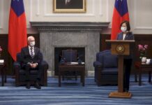 Президент Тайваня встретилась с сенатором из Чехии