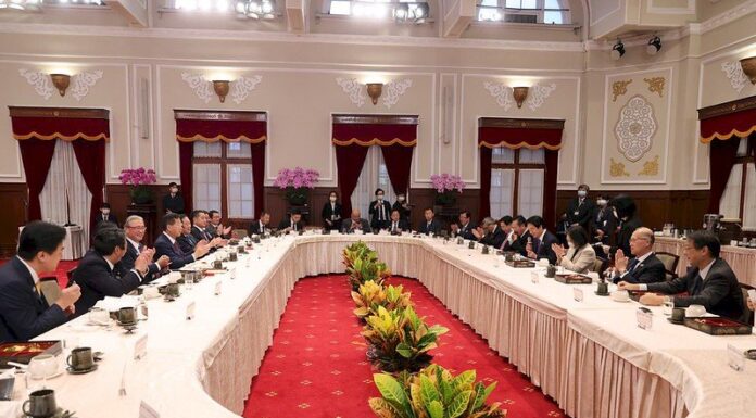 午宴日議員祝賀團 總統:「橘色惡魔」展現台日關係跨世代