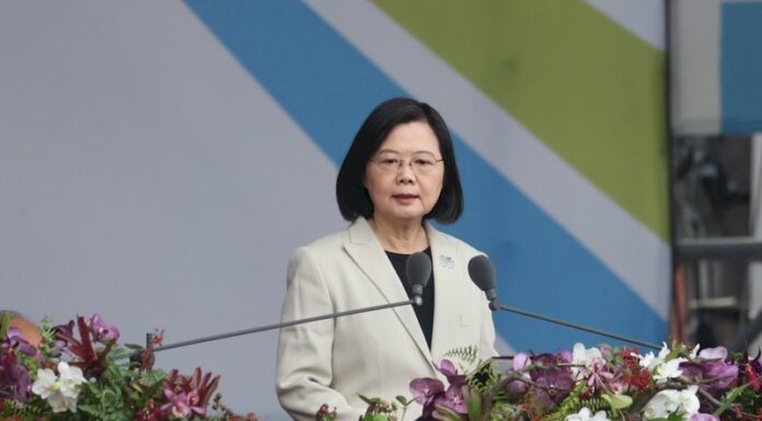 双十国慶節談話で蔡・総統=軍事的対立は台湾と中国の選択肢では決してない