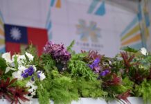 國慶大會在地花卉綻放 展現台灣堅韌生命力