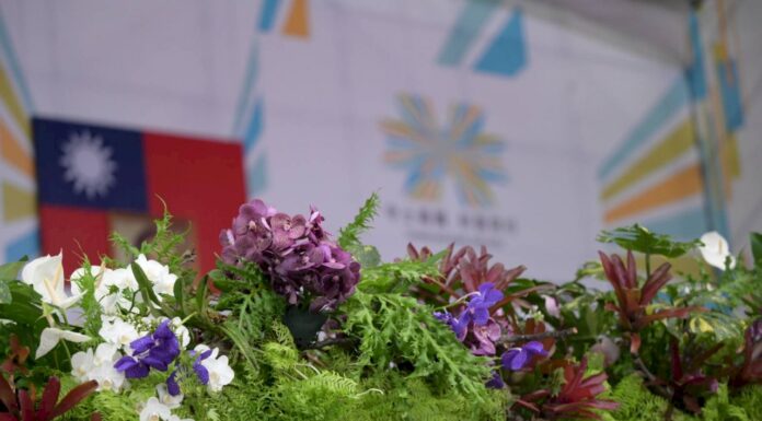 國慶大會在地花卉綻放 展現台灣堅韌生命力