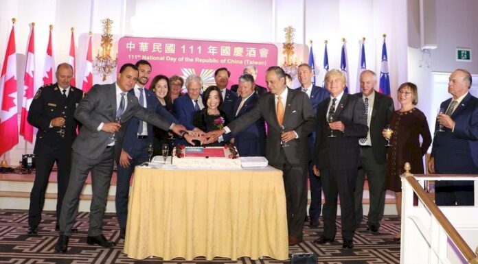 多倫多辦事處國慶酒會 加國政要讚台灣民主韌性