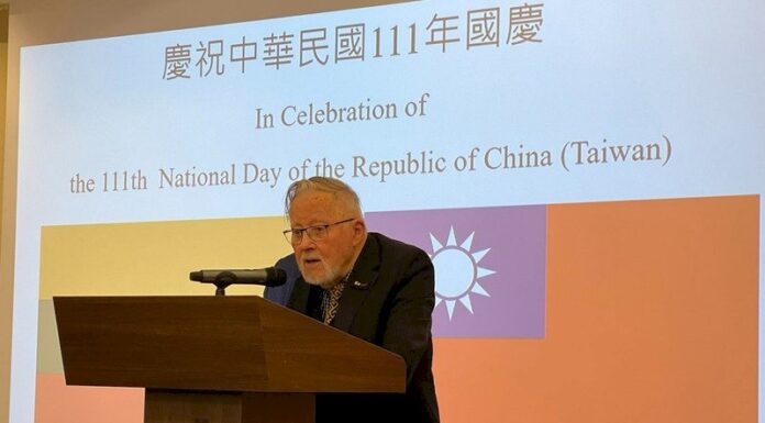 慶雙十酒會 立陶宛國父讚台灣是真民主國家