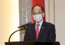 接見世台基金會訪團 游錫堃:守土衛國是台灣精神