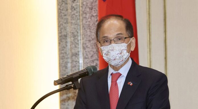 接見世台基金會訪團 游錫堃:守土衛國是台灣精神