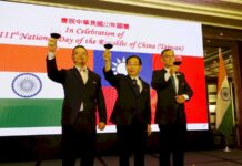 新德里雙十國慶酒會 逾400人出席