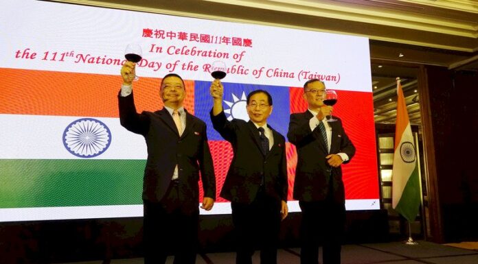 新德里雙十國慶酒會 逾400人出席