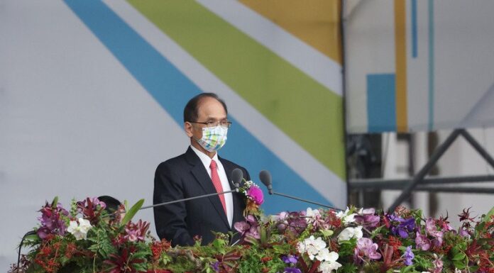 游錫堃國慶致詞 籲全民加強防衛意志、支持青年參政