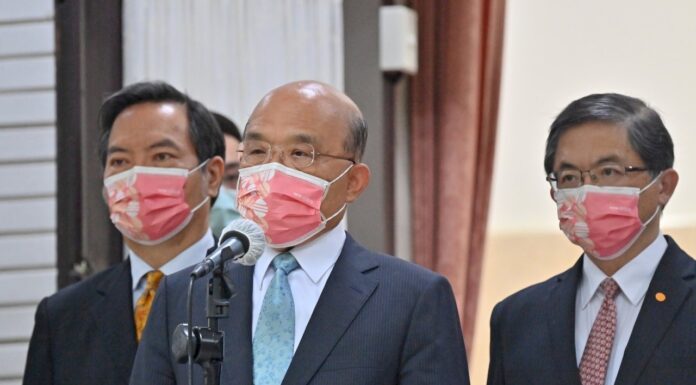 總統國慶談話 蘇揆:盼兩岸共尋台海和平方法