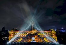 總統府國慶光雕展演12分鐘秀25部知名電影