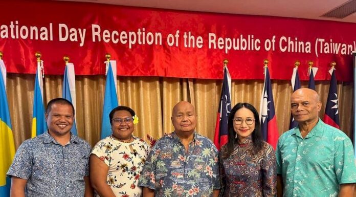 駐帛琉使館國慶酒會 大使:台灣致力維護和平