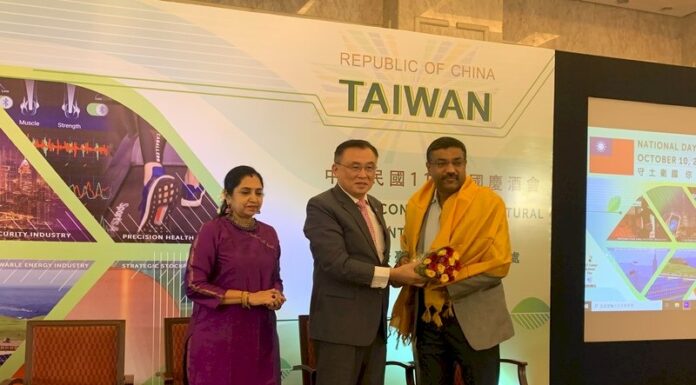 駐清奈辦事處國慶酒會 繼續推動台印經貿合作