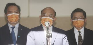 Su Tseng-chang asegura que la presidenta busca una solución pacífica al conflicto del Estrecho