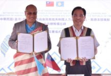 Taiwan und Palau unterzeichnen Absichtserklärung für Zusammenarbeit indigener Völker