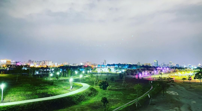 Le feu d’artifice de la fête nationale aura lieu au parc central de Taichung parc central de Taichung (IG de la ville)