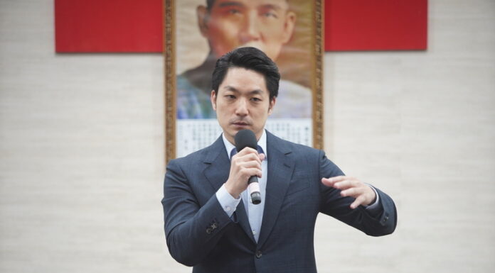 Le maire de Taipei absent de la cérémonie officielle Chiang Wan-an (蔣萬安), maire de Taipei (archive CNA)