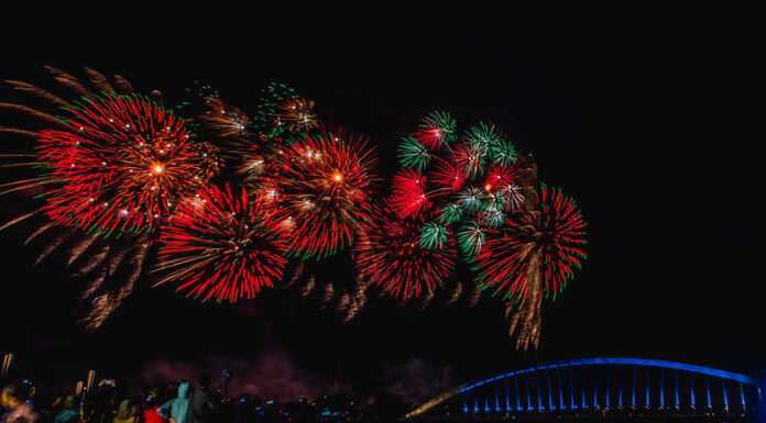 Das Feuerwerk zum Nationalfeiertag 2023 soll in Taichung stattfinden Das Feuerwerk zum Nationalfeiertag 2022 wurde in Chiayi veranstaltet. (Foto: CNA)