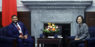 ประธานาธิบดีแห่งนาอูรูยันไต้หวันเป็นผู้ผลักดันสันติภาพและเสถียรภาพของภูมิภาค