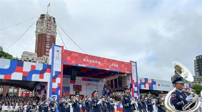 พิธีเฉลิมฉลองวันชาติไต้หวันปี 112 ร่วมแสดงความยินดีกับเหล่าฮีโร่ไต้หวันที่คว้าเหรียญเอเชียนเกมส์