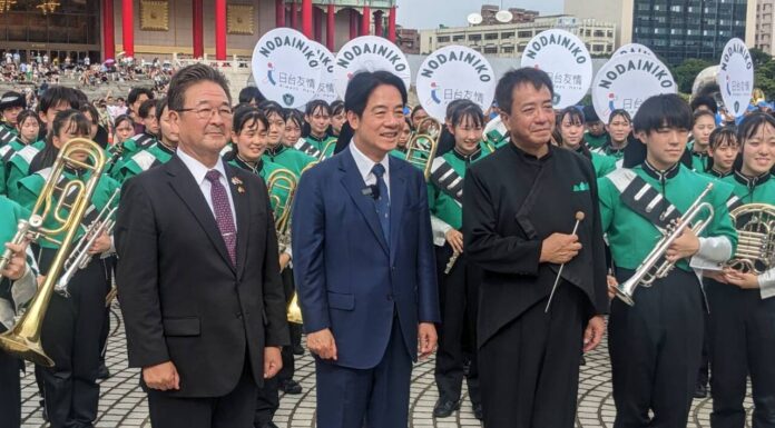 台、美、日4校國慶表演交流 賴清德驚喜現身慰問致謝