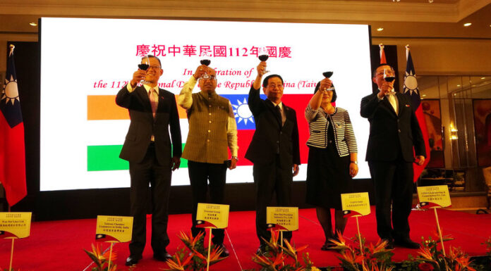 駐印度代表處國慶酒會 葛葆萱盼關係更上一層樓