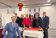 駐拉脫維亞代表處國慶酒會 國會領導人出席