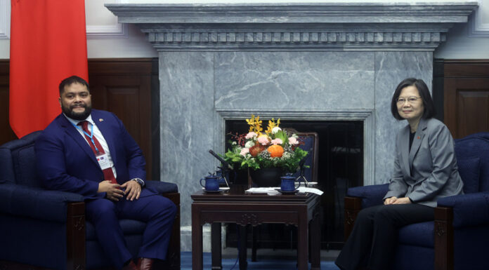 Le président de Nauru affirme que Taiwan est un moteur de paix et de stabilité