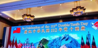 Pidato HUT ROC ke-112 dari Duta Besar Taiwan untuk Indonesia, John Chen