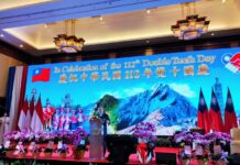 Pidato HUT ROC ke-112 dari Kepala TETO Jakarta, John Chen