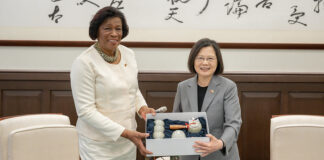 Präsidentin Tsai Ing-wen trifft Generalgouverneurin von St. Vincent und die Grenadinen