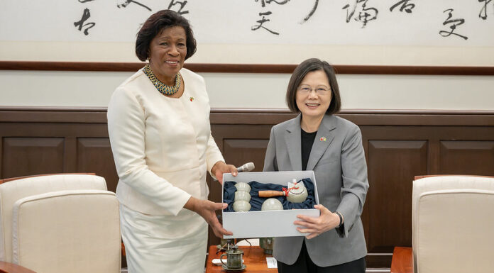 Präsidentin Tsai Ing-wen trifft Generalgouverneurin von St. Vincent und die Grenadinen