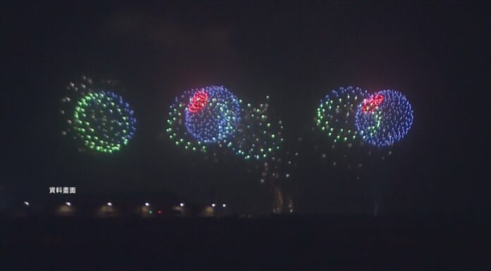 Se realiza la prueba de lanzamiento de fuegos artificiales del Doble Diez en Taichung